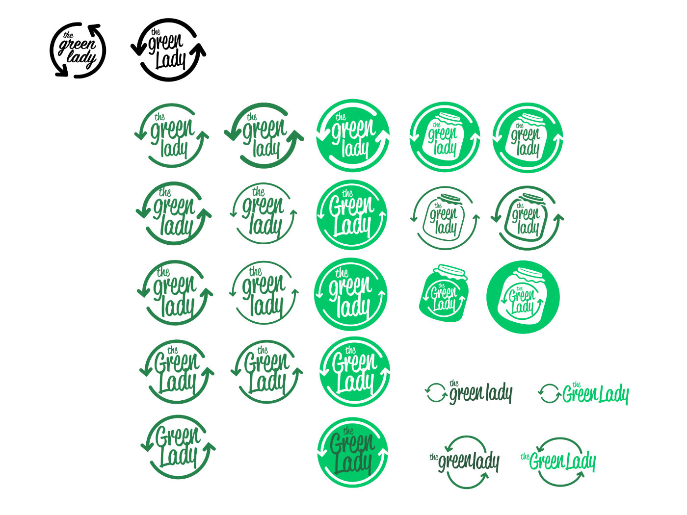 The Green Lady Logo – Developments 05