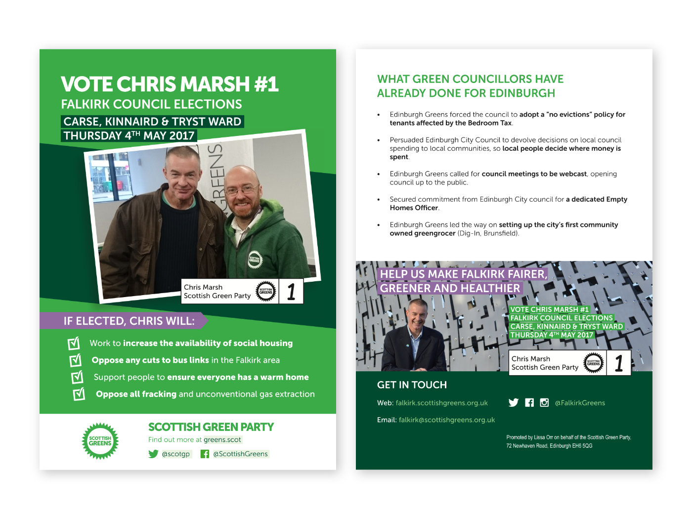 Scottish Green Party – 2017 Local Elections Chris Flyer 01